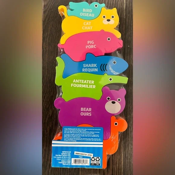 Stacking animal puzzle NWT - Picture 2 of 2